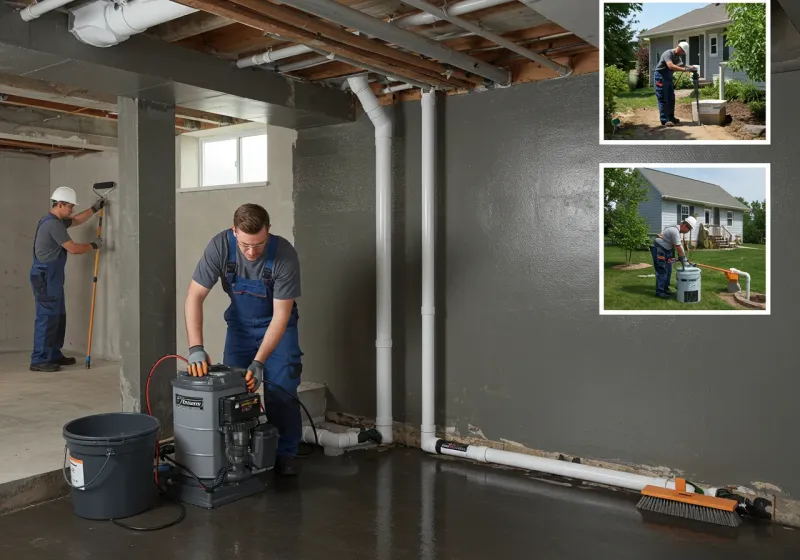 Basement Waterproofing and Flood Prevention process in South Rockwood, MI